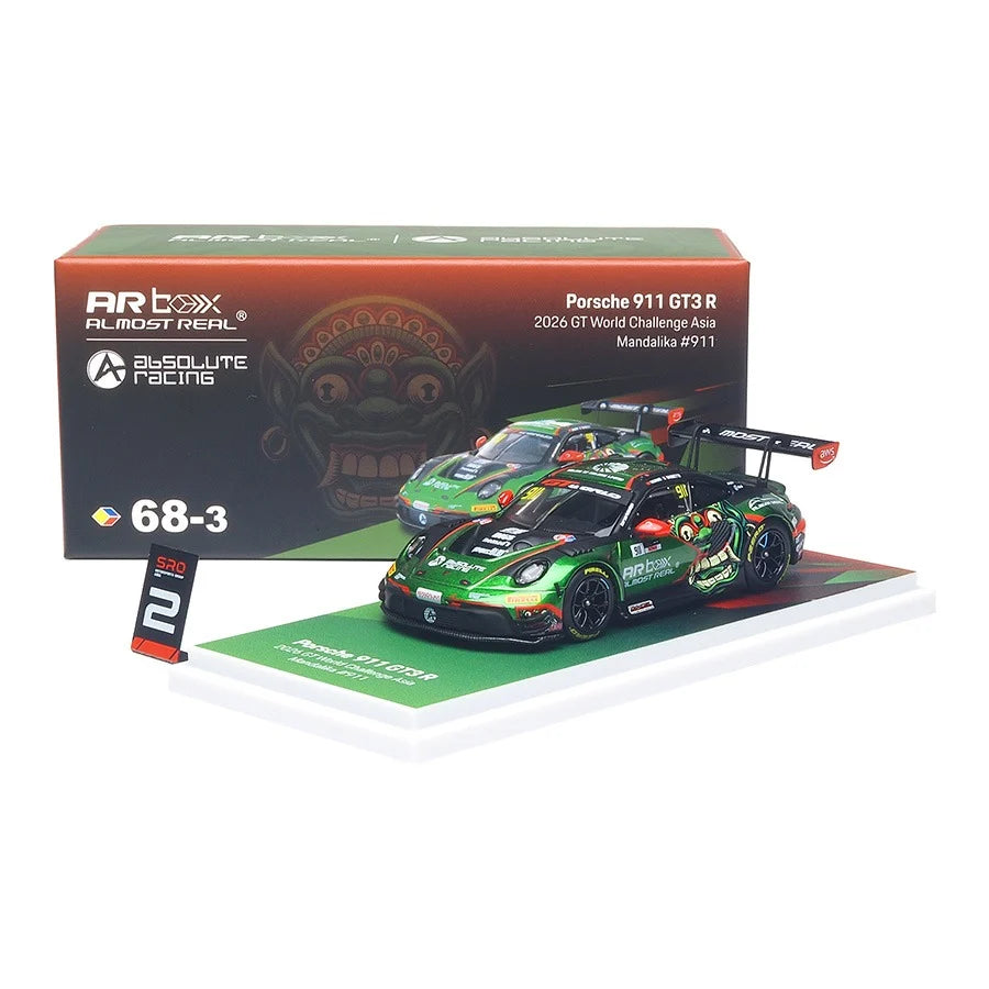 AR Box Almost Real Porsche 911 GT3R 2026 GT World Challenge Asia Mandalika #911