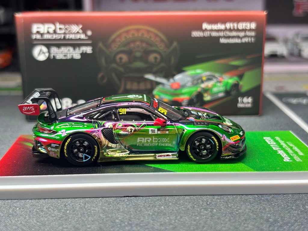 CHASE AR Box Almost Real Porsche 911 GT3R 2026 GT World Challenge Asia Mandalika #911