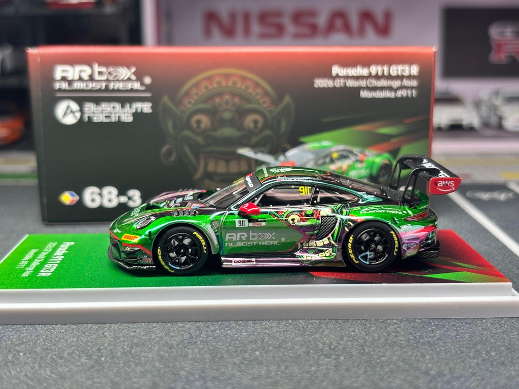 CHASE AR Box Almost Real Porsche 911 GT3R 2026 GT World Challenge Asia Mandalika #911