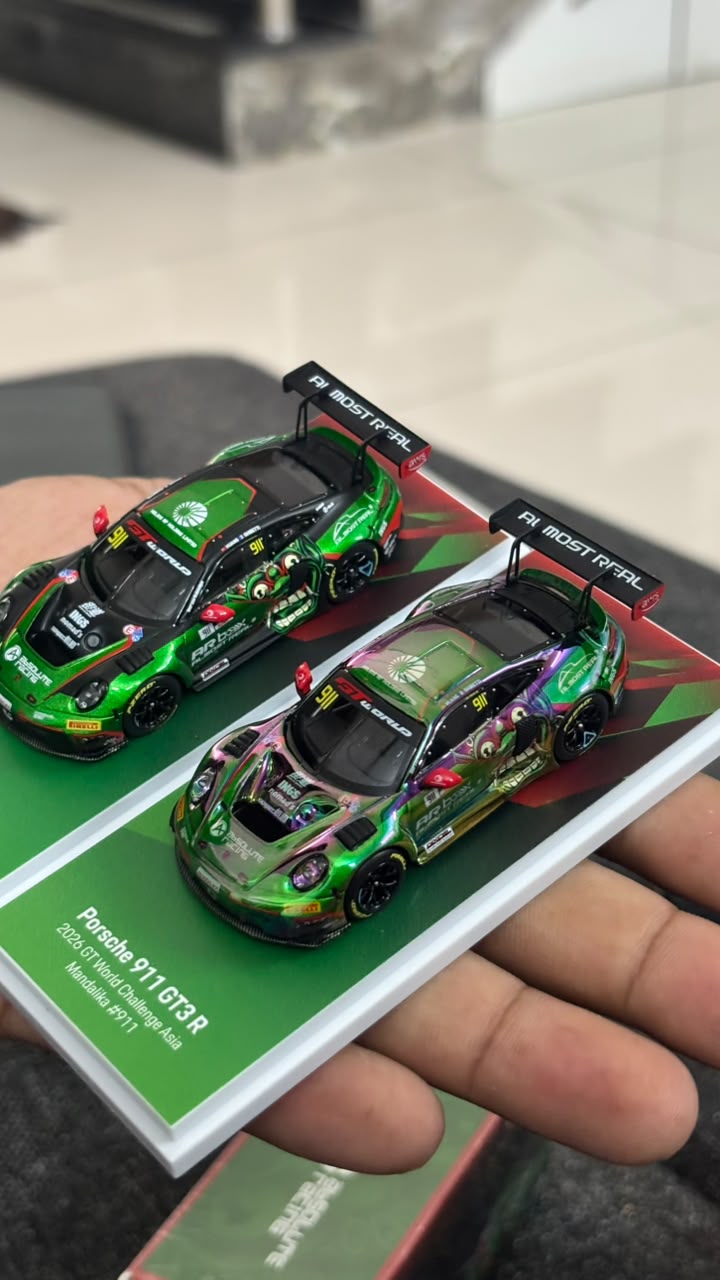 CHASE + REGULAR AR Box Almost Real Porsche 911 GT3R 2026 GT World Challenge Asia Mandalika #911