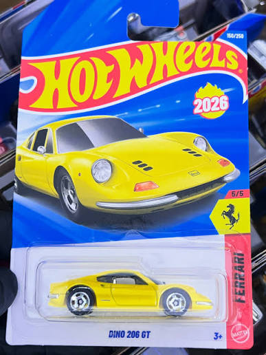 Dino 206 GT Yellow