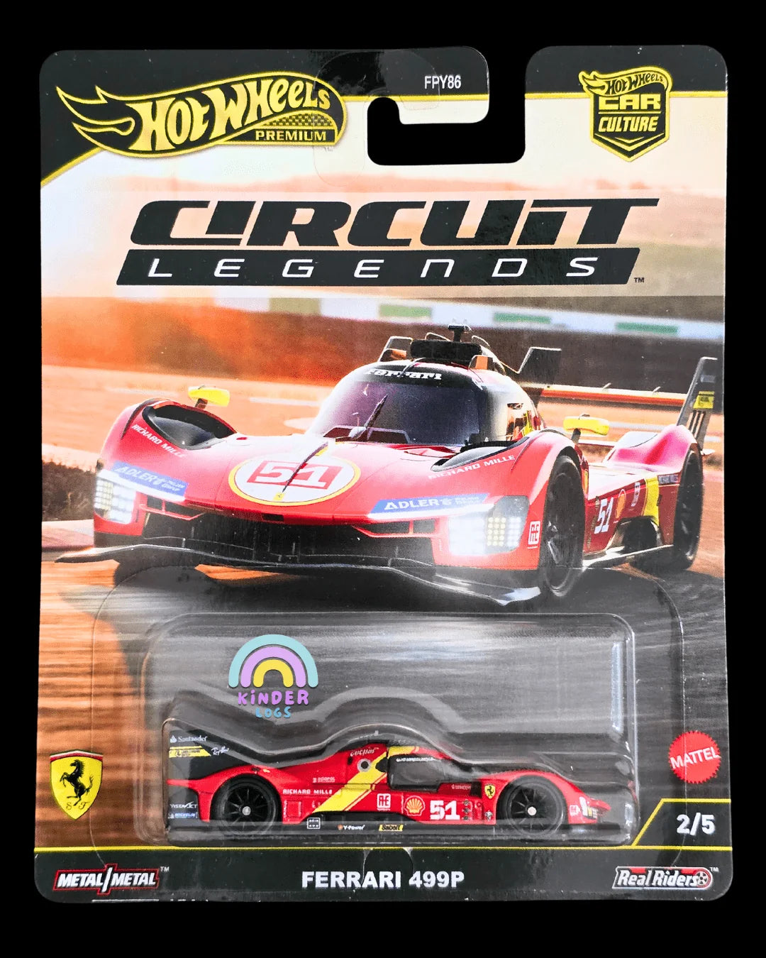 Hotwheels Premium Ferrari 499P