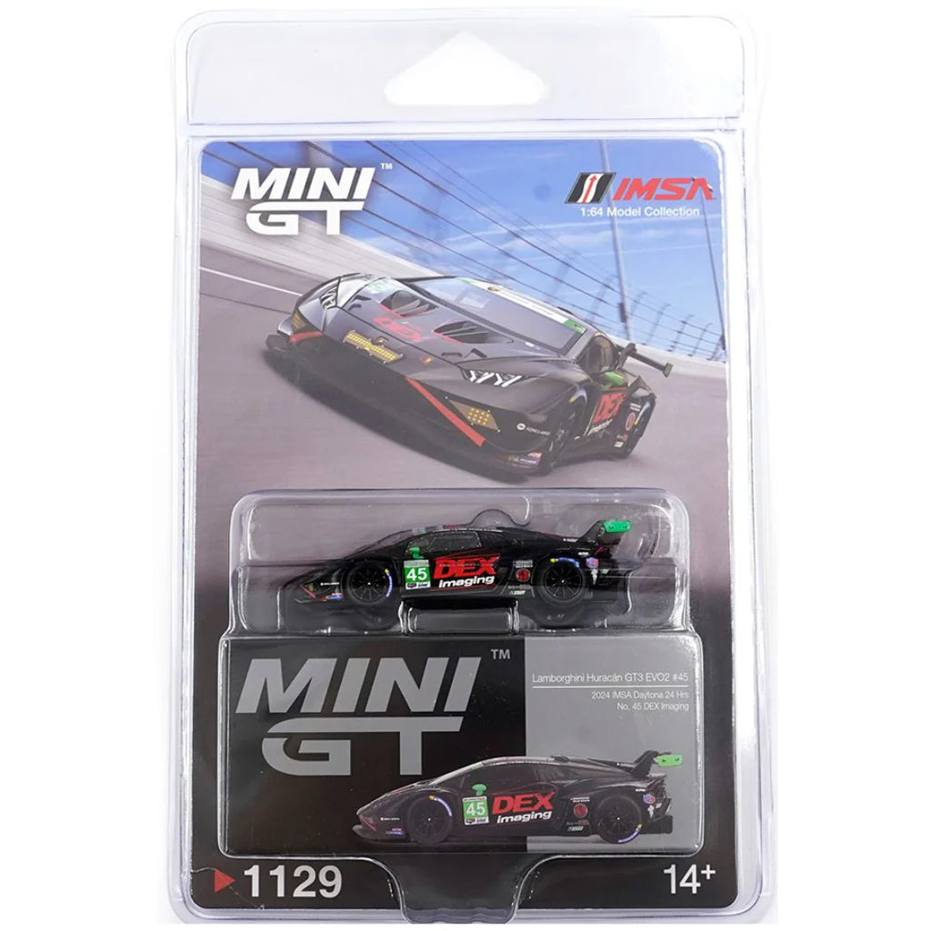 Lamborghini Huracan GT3 Evo2 #45 Dex Imaging 2024 IMSA - Blister