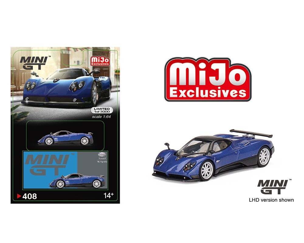 Mijo Exclusive Limited 1 of 3000 PAGANI Zonda F Blue Argentina - 408