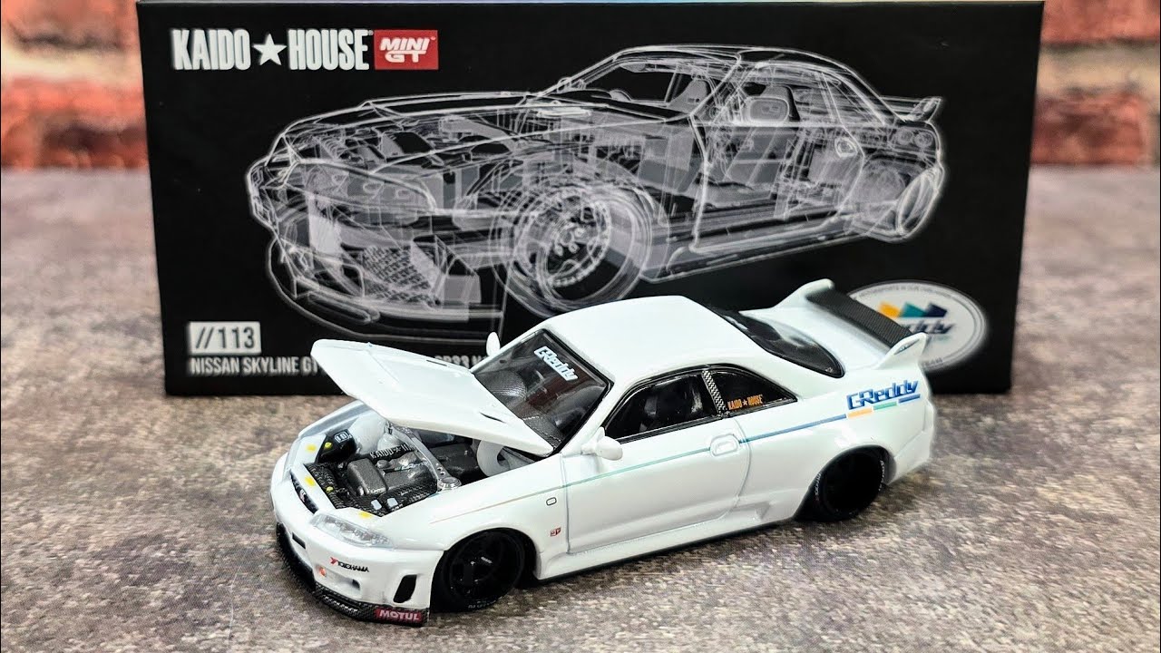 Mini GT x Kaido House Nissan GTR (R33) Greddy GR33 V1