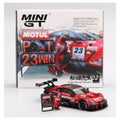 Nissan GT-R Nismo #23 "Motul Autech GT-R 2021" Super GT Series Suzuka Winner W/ Matsuda Figure