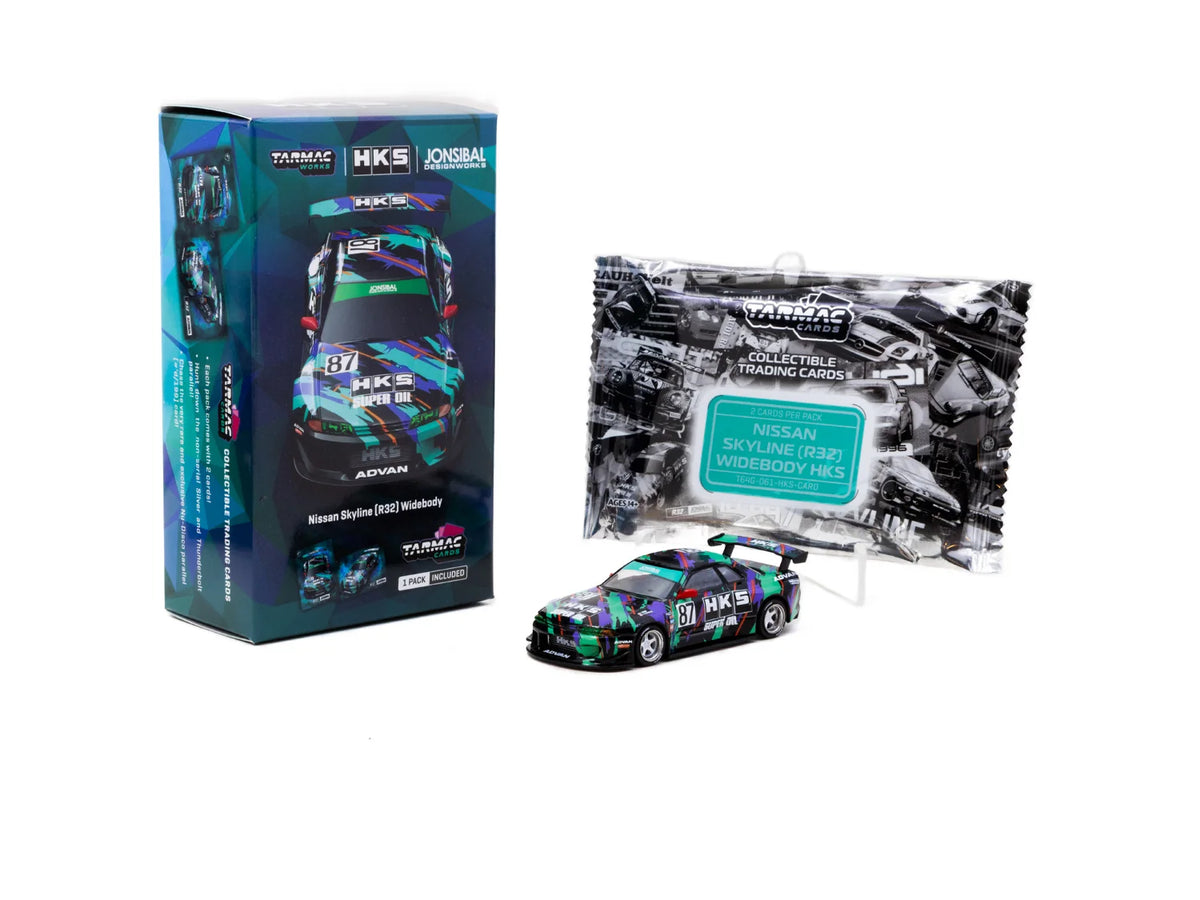 Tarmac Works Nissan Skyline (R32) Widebody with Tarmac Card
