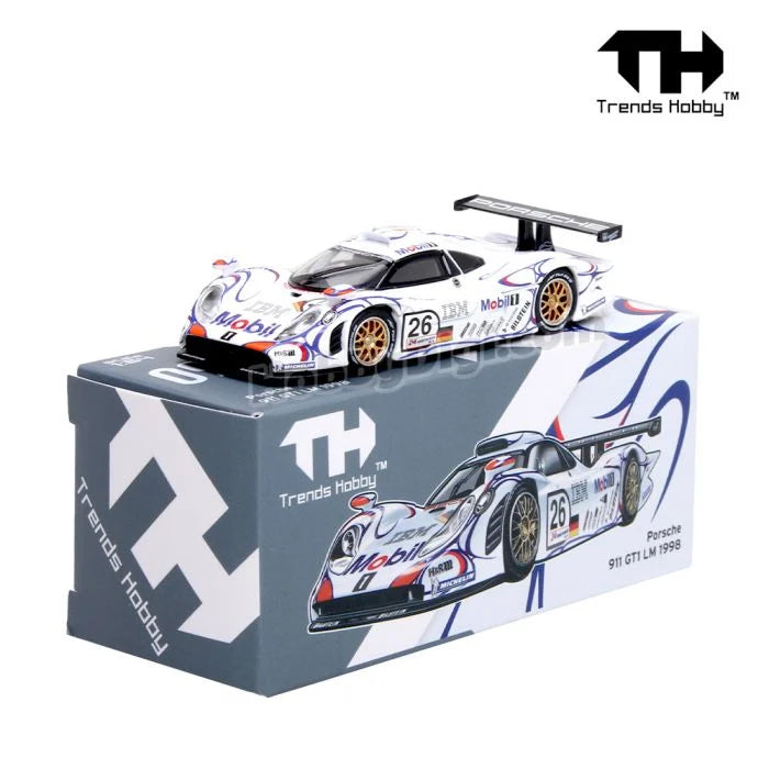 Trends Hobby Porsche 911 GT1 LM 1998 White