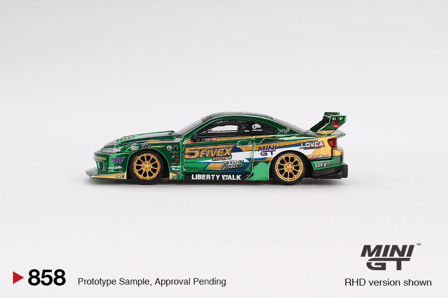 UNSELAED MINT Nissan Silvia (S15) LB-Super Silhouette LBWK 2024 Fausto Racing