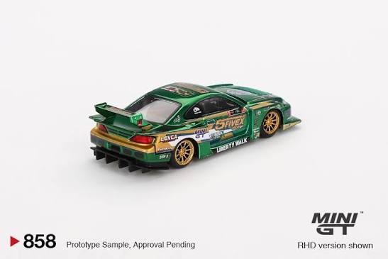 UNSELAED MINT Nissan Silvia (S15) LB-Super Silhouette LBWK 2024 Fausto Racing