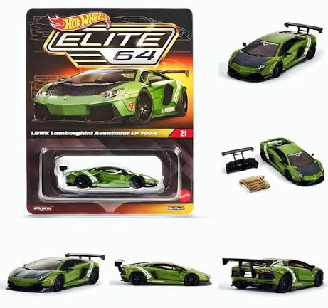 Hotwheels Elite 64 Lamborghini Aventador lbwk